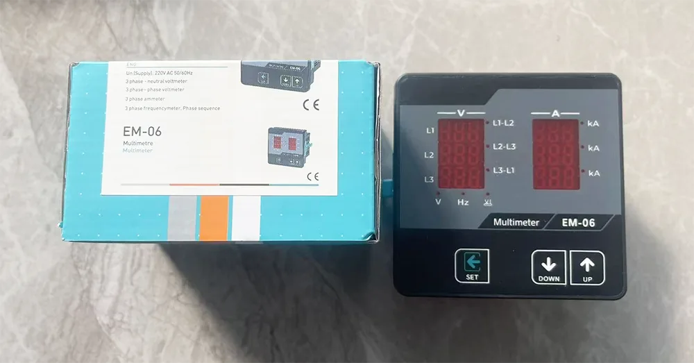 EM-06 Three Phase Voltage Current Digital Panel Meter
