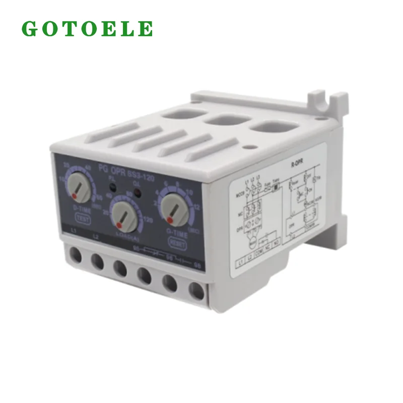 PG OPR-SS3-120 Elektroninen moottorin ylikuormitusrele